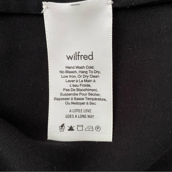 ARITZIA Wilfred Morel Off Shoulder Blouse, Black, Size Small - Picture 5 of 9